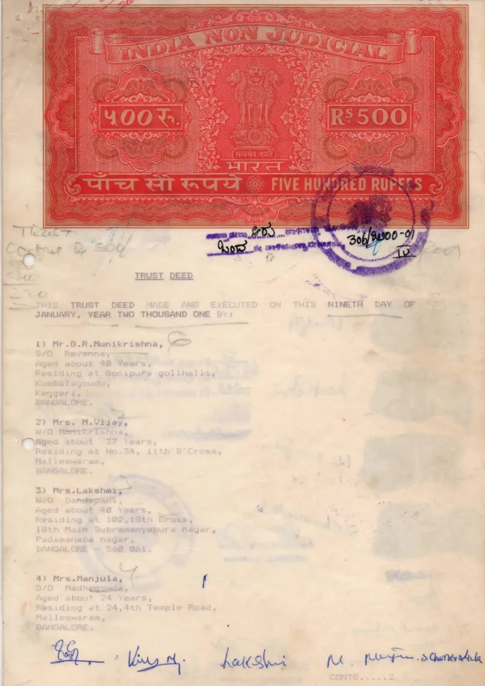 Trust Deed 01